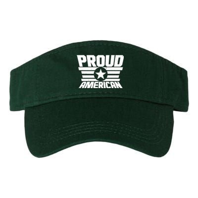 Distressed Proud American USA Patriot Valucap Bio-Washed Visor