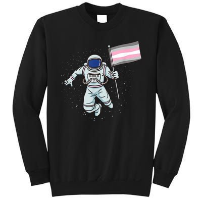 Demigirl Pride Astronaut Flag Sweatshirt