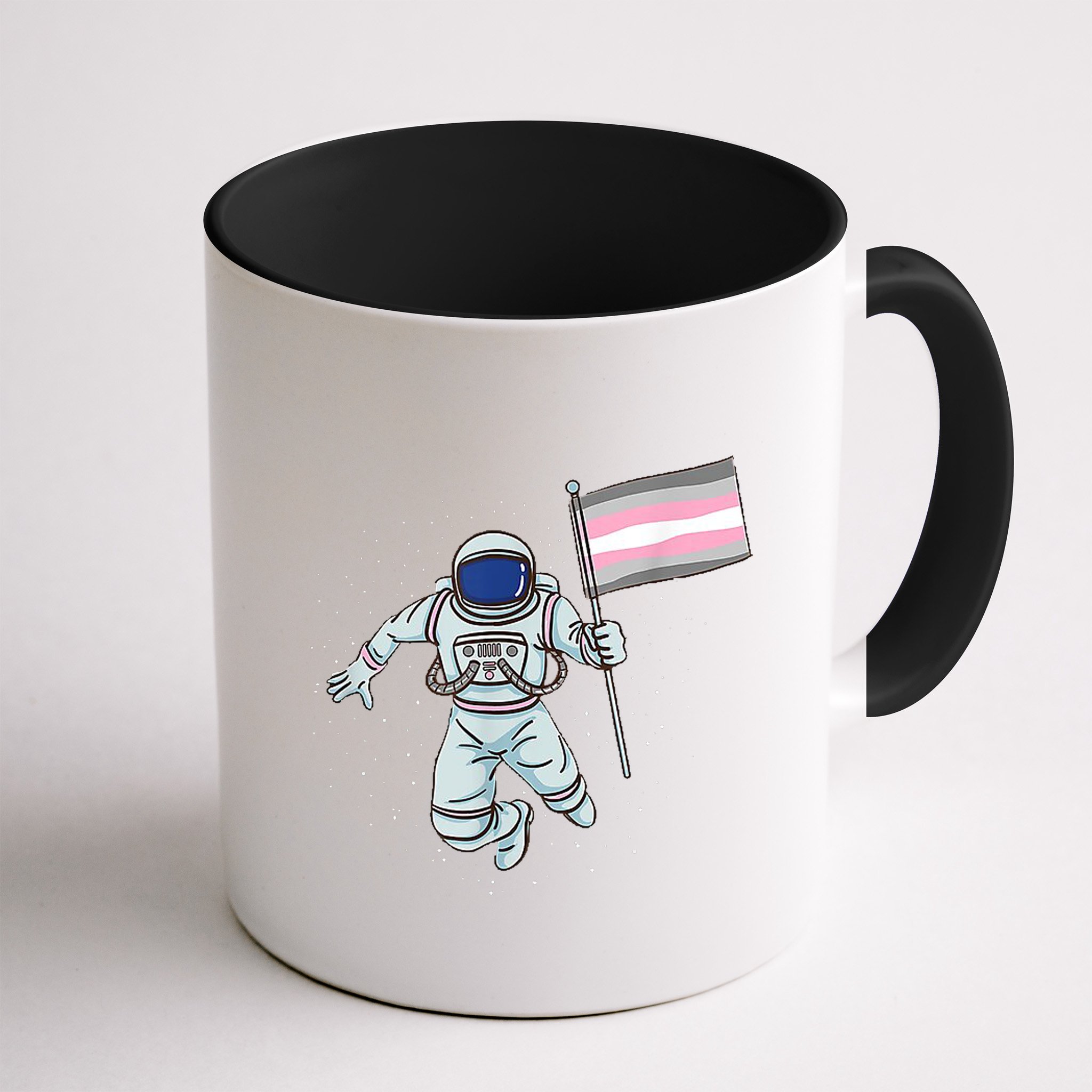 Demigirl Pride Astronaut Flag Mug