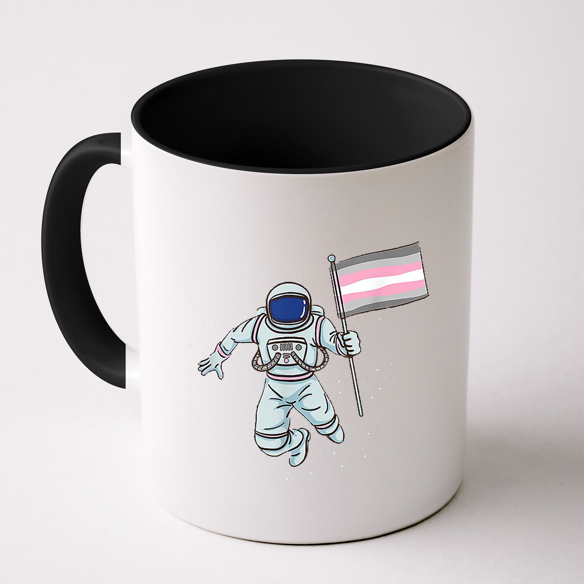 Demigirl Pride Astronaut Flag Mug