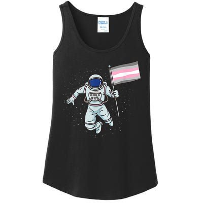 Demigirl Pride Astronaut Flag Ladies Essential Tank