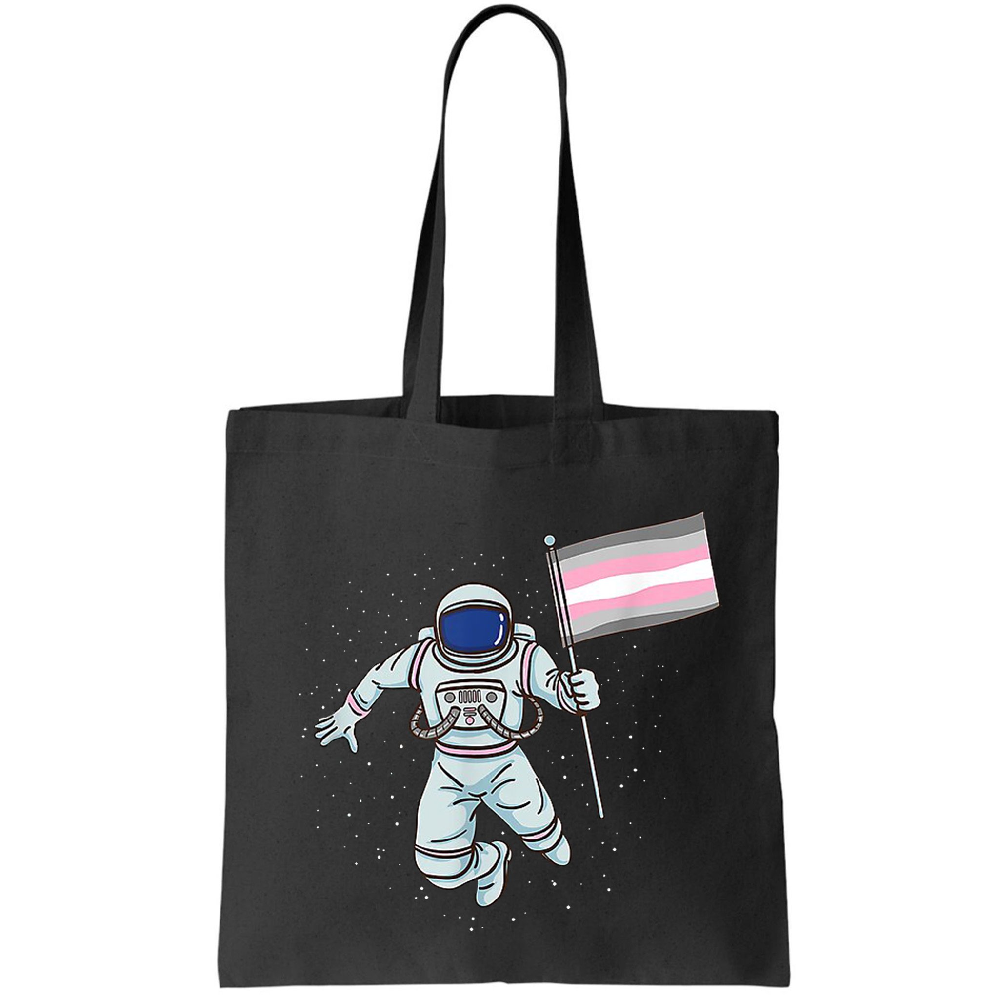 Demigirl Pride Astronaut Flag Bag