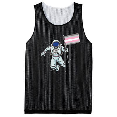 Demigirl Pride Astronaut Flag Mesh Reversible Basketball Jersey Tank