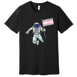 Demigirl Pride Astronaut Flag Premium T-Shirt