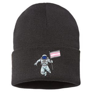 Demigirl Pride Astronaut Flag Sustainable Knit Beanie