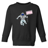 Demigirl Pride Astronaut Flag Toddler Sweatshirt