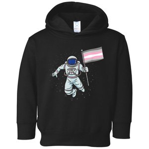 Demigirl Pride Astronaut Flag Toddler Hoodie