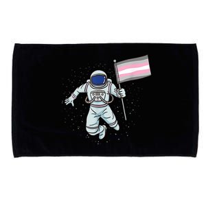 Demigirl Pride Astronaut Flag Microfiber Hand Towel