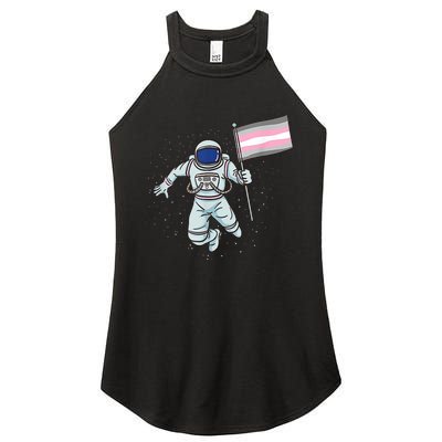 Demigirl Pride Astronaut Flag Women's Perfect Tri Rocker Tank