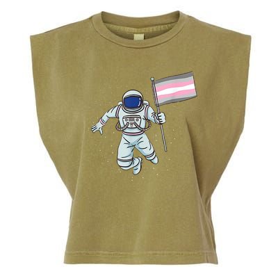 Demigirl Pride Astronaut Flag Garment-Dyed Women's Muscle Tee