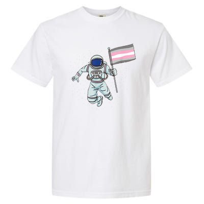 Demigirl Pride Astronaut Flag Garment-Dyed Heavyweight T-Shirt