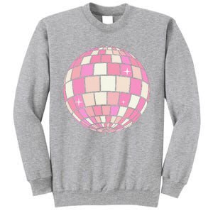 Danish Pastel Aesthetic Disco Ball Tall Sweatshirt