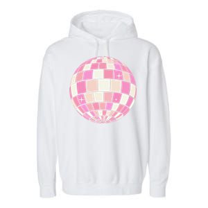 Danish Pastel Aesthetic Disco Ball Garment-Dyed Fleece Hoodie