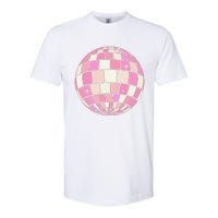 Danish Pastel Aesthetic Disco Ball Softstyle CVC T-Shirt