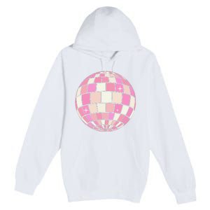 Danish Pastel Aesthetic Disco Ball Premium Pullover Hoodie