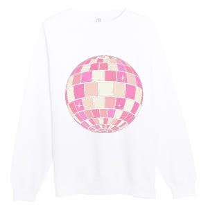 Danish Pastel Aesthetic Disco Ball Premium Crewneck Sweatshirt