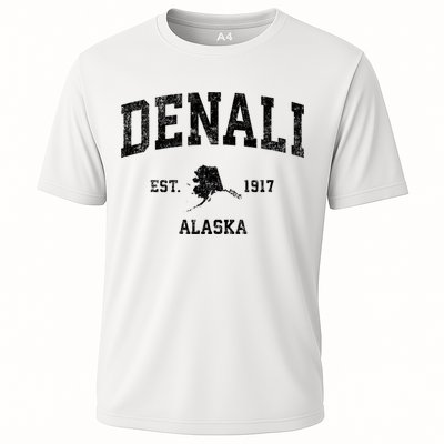 Denali Park Alaska AK Vintage Sports Print Performance Shirt