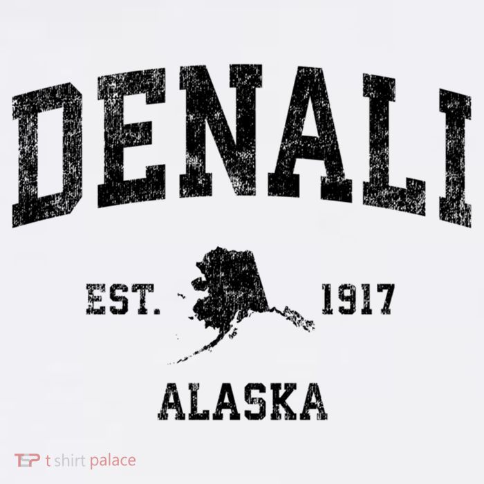 Denali Park Alaska AK Vintage Sports Print Baby Bodysuit