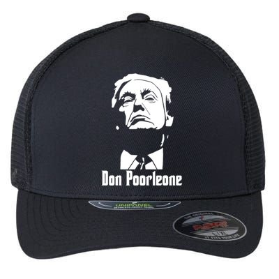 Don Poorleone Anti Trump Poorleon Vote Funny Flexfit Unipanel Trucker Cap