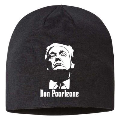 Don Poorleone Anti Trump Poorleon Vote Funny Sustainable Beanie