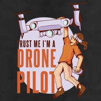Drone Pilot And Quadrocopter Pilots Drones Trust Me Gift 7 Panel Mesh Trucker Snapback Hat