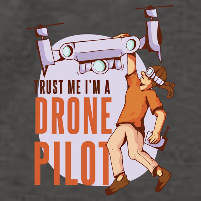 Drone Pilot And Quadrocopter Pilots Drones Trust Me Gift Vector Backpack