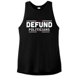 Defund Politicians Anti Government Ladies PosiCharge Tri-Blend Wicking Tank