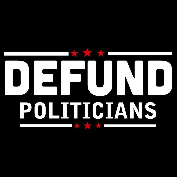 Defund Politicians Anti Government Impact Tech Backpack