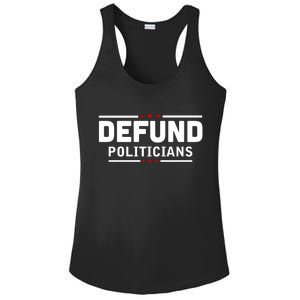 Defund Politicians Anti Government Ladies PosiCharge Competitor Racerback Tank