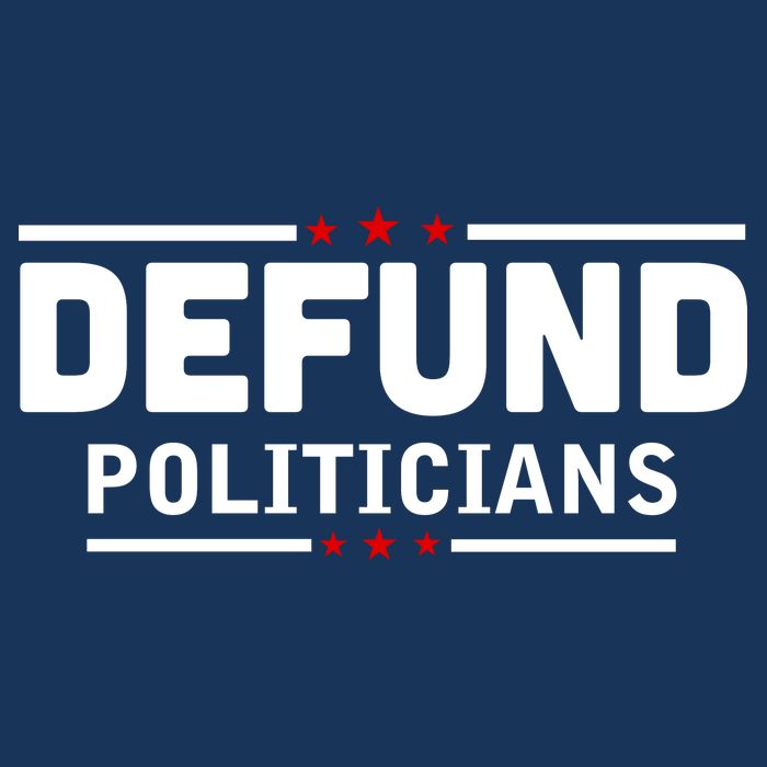 Defund Politicians Anti Government Apron