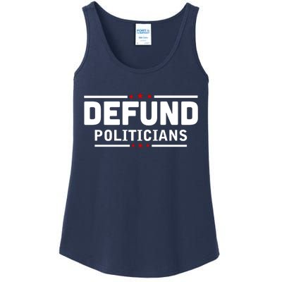 Defund Politicians Anti Government Ladies Essential Tank