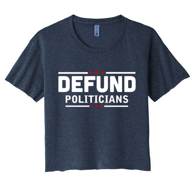 Defund Politicians Anti Government Crop Top