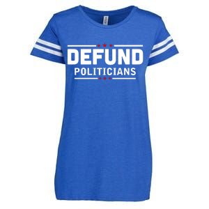 Defund Politicians Anti Government Enza Ladies Jersey Football T-Shirt