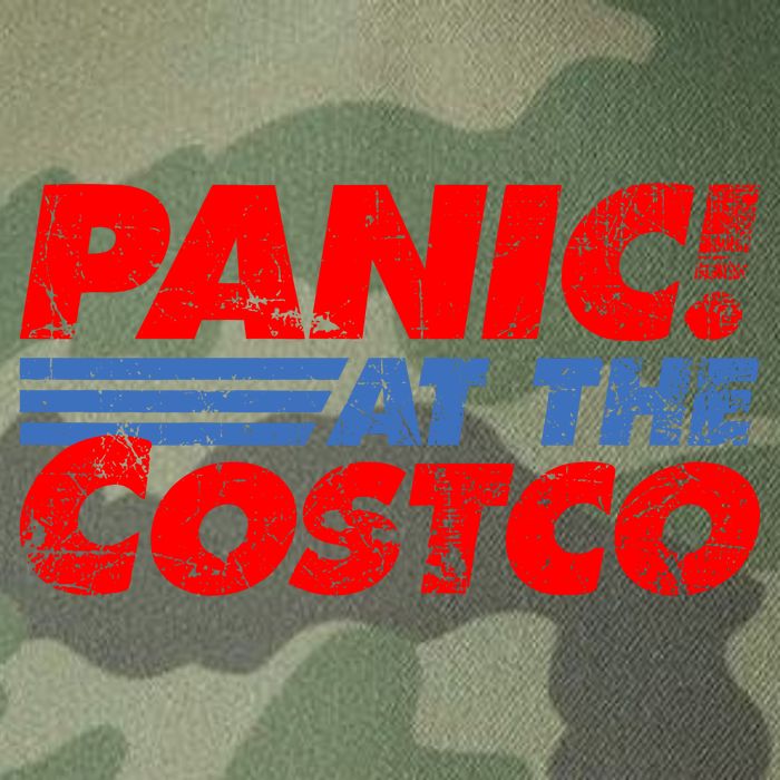 Distressed Panic At The Costco Funny Meme Legacy Tie Dye Trucker Hat