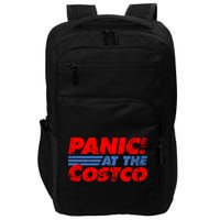 Distressed Panic At The Costco Funny Meme Impact Tech Backpack
