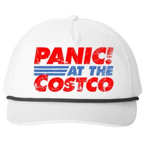 Distressed Panic At The Costco Funny Meme Snapback Five-Panel Rope Hat