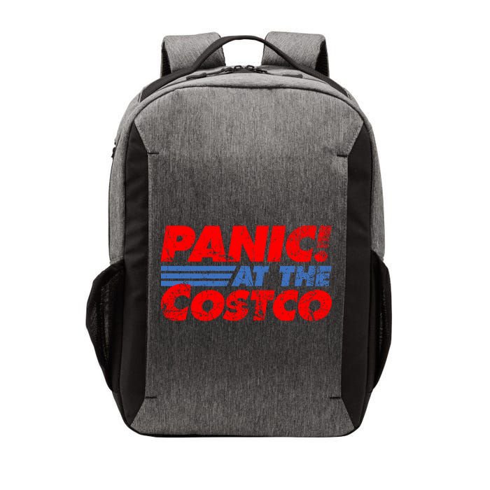 Distressed Panic At The Costco Funny Meme Vector Backpack