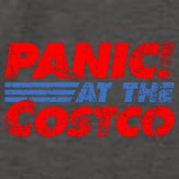 Distressed Panic At The Costco Funny Meme Vector Backpack