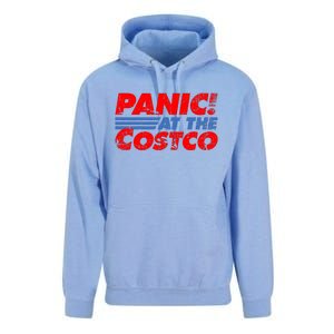 Distressed Panic At The Costco Funny Meme Unisex Surf Hoodie