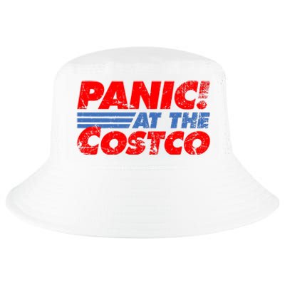 Distressed Panic At The Costco Funny Meme Cool Comfort Performance Bucket Hat