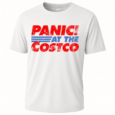 Distressed Panic At The Costco Funny Meme Performance Shirt