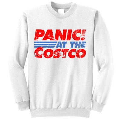 Distressed Panic At The Costco Funny Meme Sweatshirt