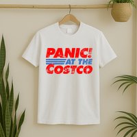 Distressed Panic At The Costco Funny Meme T-Shirt