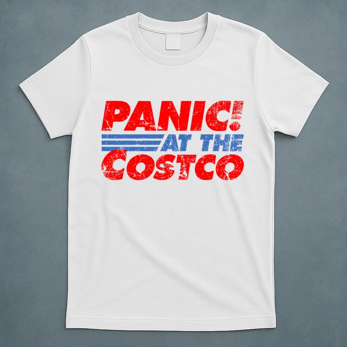 Distressed Panic At The Costco Funny Meme T-Shirt