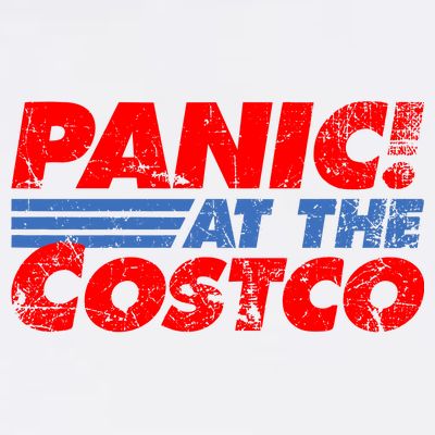 Distressed Panic At The Costco Funny Meme T-Shirt