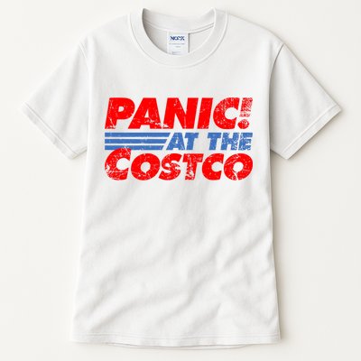 Distressed Panic At The Costco Funny Meme Tall T-Shirt