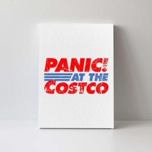 Distressed Panic At The Costco Funny Meme Canvas