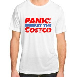 Distressed Panic At The Costco Funny Meme Adult ChromaSoft Performance T-Shirt