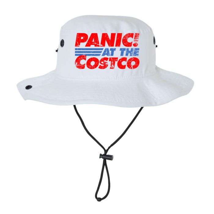 Distressed Panic At The Costco Funny Meme Bucket Hat