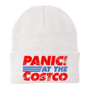 Distressed Panic At The Costco Funny Meme Knit Cap Winter Beanie